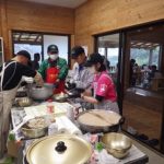 宮崎県日之影町追川上地区「豆腐作り体験」の準備と運営のお手伝い